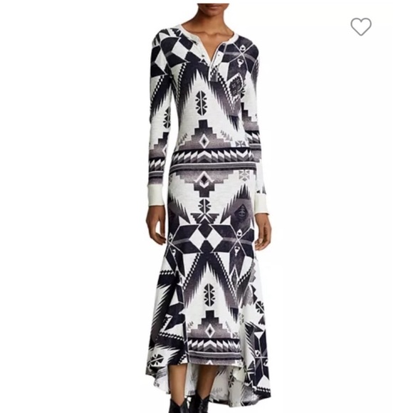 Polo Ralph Lauren Henley Maxi Dress NWT
Women's XL Aztec Southwestern Thermal - Picture 1 of 13